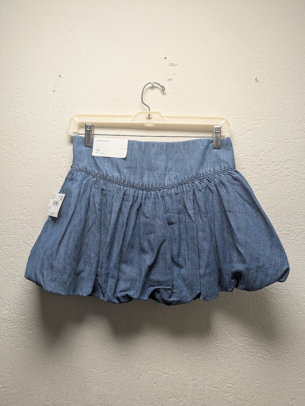 NWT American Eagle Womens Size 000 26" Denim Side Button Bubble Skort Mini - Picture 9 of 15